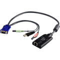 Aten KVM Adapter Cable-TAA Compliant - RJ-45 Female Network, Type A Male USB, HD-15 Male VGA, Mini-phone Male Stereo, Mini-phone Male Stereo - KA7176 - eCommerce Business Prime