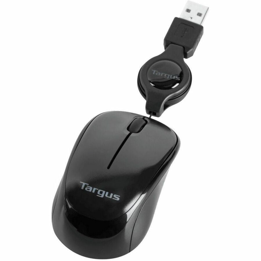 Targus Compact Laptop Mouse - Optical - USB - Black, Gray - AMU75US - eCommerce Business Prime
