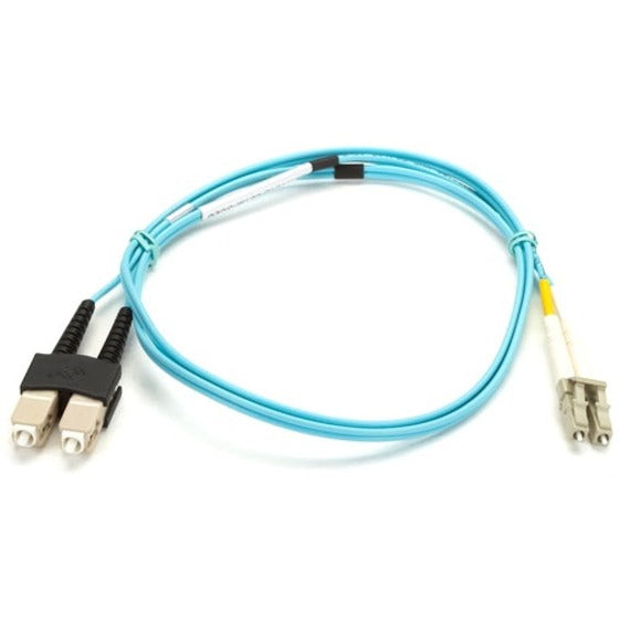 Black Box EFNT010 Fiber Optic Duplex Patch Network Cable - LC Male Network - SC Male Network - 9.84ft - Blue - EFNT010-003M-SCLC - eCommerce Business Prime