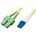 Tripp Lite 2M Duplex Singlemode 9/125 Fiber Optic Patch Cable LC/SC/APC 6' 6ft 2 Meter - LC Male Network - SC Male Network - 6.56ft - N366-02M-AP - eCommerce Business Prime