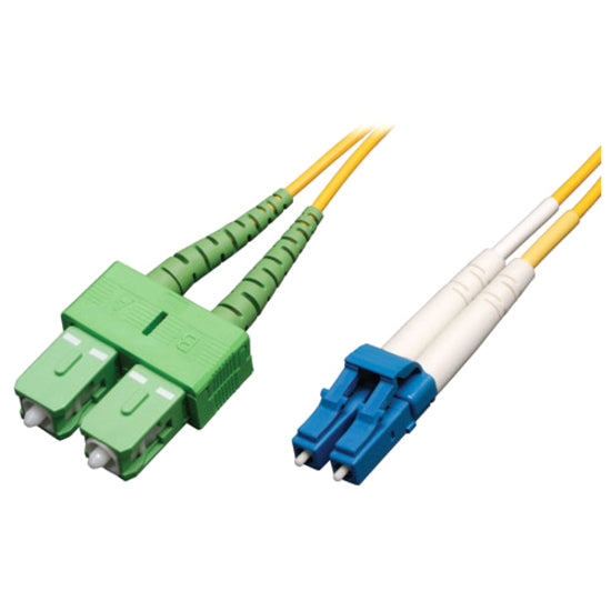 Tripp Lite 2M Duplex Singlemode 9/125 Fiber Optic Patch Cable LC/SC/APC 6' 6ft 2 Meter - LC Male Network - SC Male Network - 6.56ft - N366-02M-AP - eCommerce Business Prime