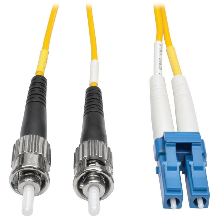 Tripp Lite 3M Duplex Singlemode 9/125 Fiber Optic Patch Cable LC/ST 10' 10ft 3 Meter - LC Male Network - ST Male Network - 9.84ft - N368-03M - eCommerce Business Prime