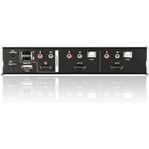 Aten CubiQ CS1792 KVM Switch-TAA Compliant - 2 x 1 - 2 x HDMI Digital Audio/Video, 2 x Type B USB, 2 x Mini-phone Audio, 2 x Mini-phone Microphone - CS1792 - eCommerce Business Prime