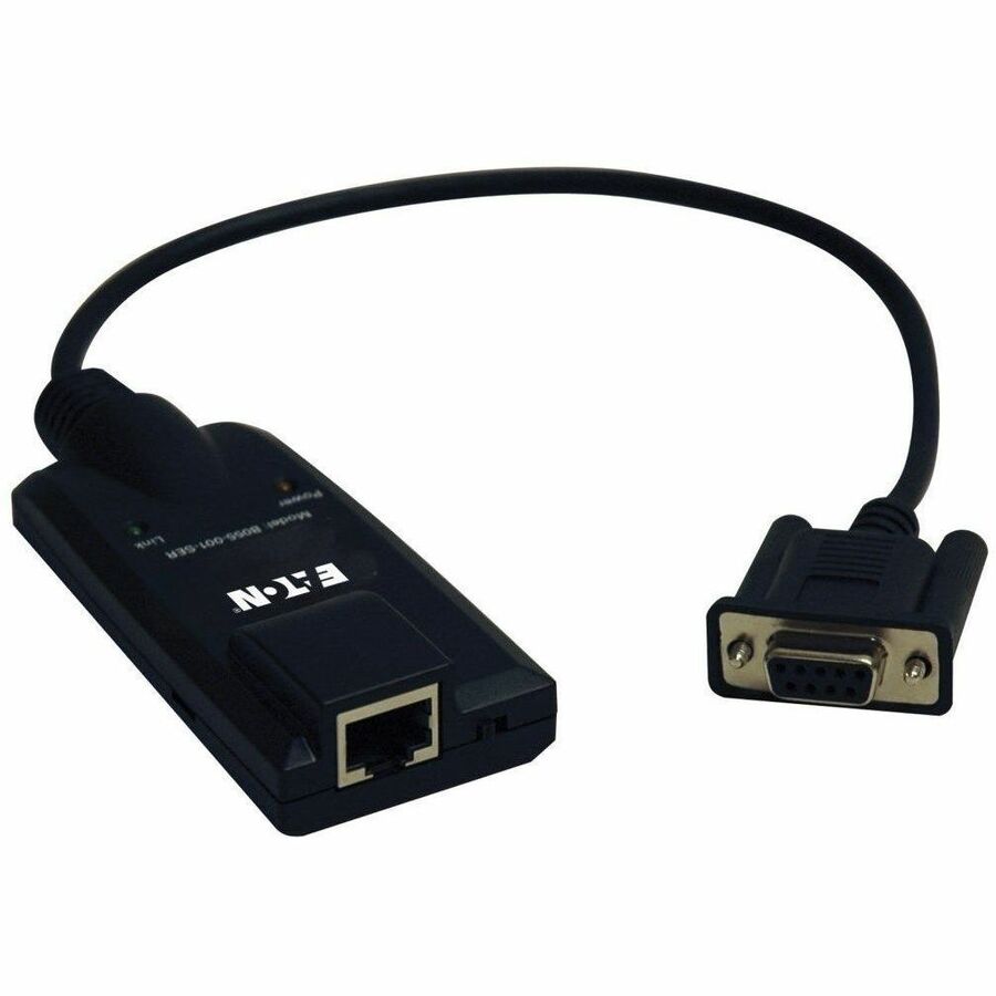 Tripp Lite Serial Server Interface Module for B064- Series KVM Switches TAA - RJ-45 Female Network, DB-9 Female Serial - B055-001-SER - eCommerce Business Prime