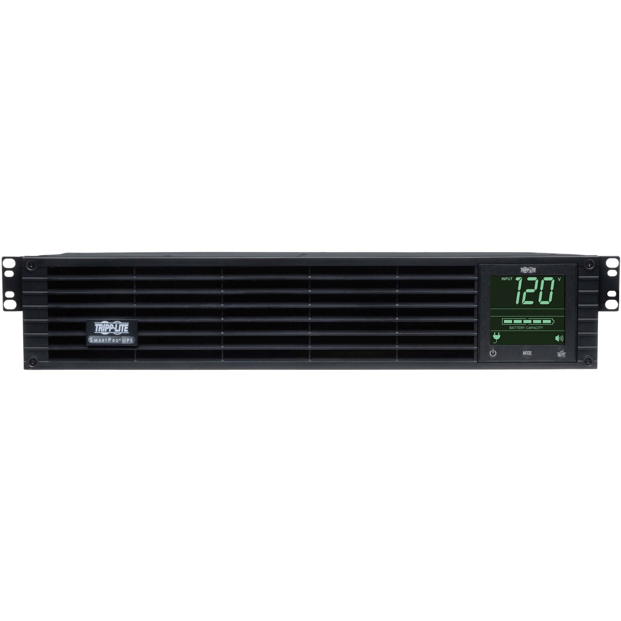Tripp Lite UPS Smart 1500VA 1350W Rackmount AVR 120V Pure Sine Wave USB DB9 2URM TAA GSA - 1500VA/1350W - 4.9 Minute Full Load - 8 x NEMA 5-15R - SM1500RMXL2UTAA - eCommerce Business Prime