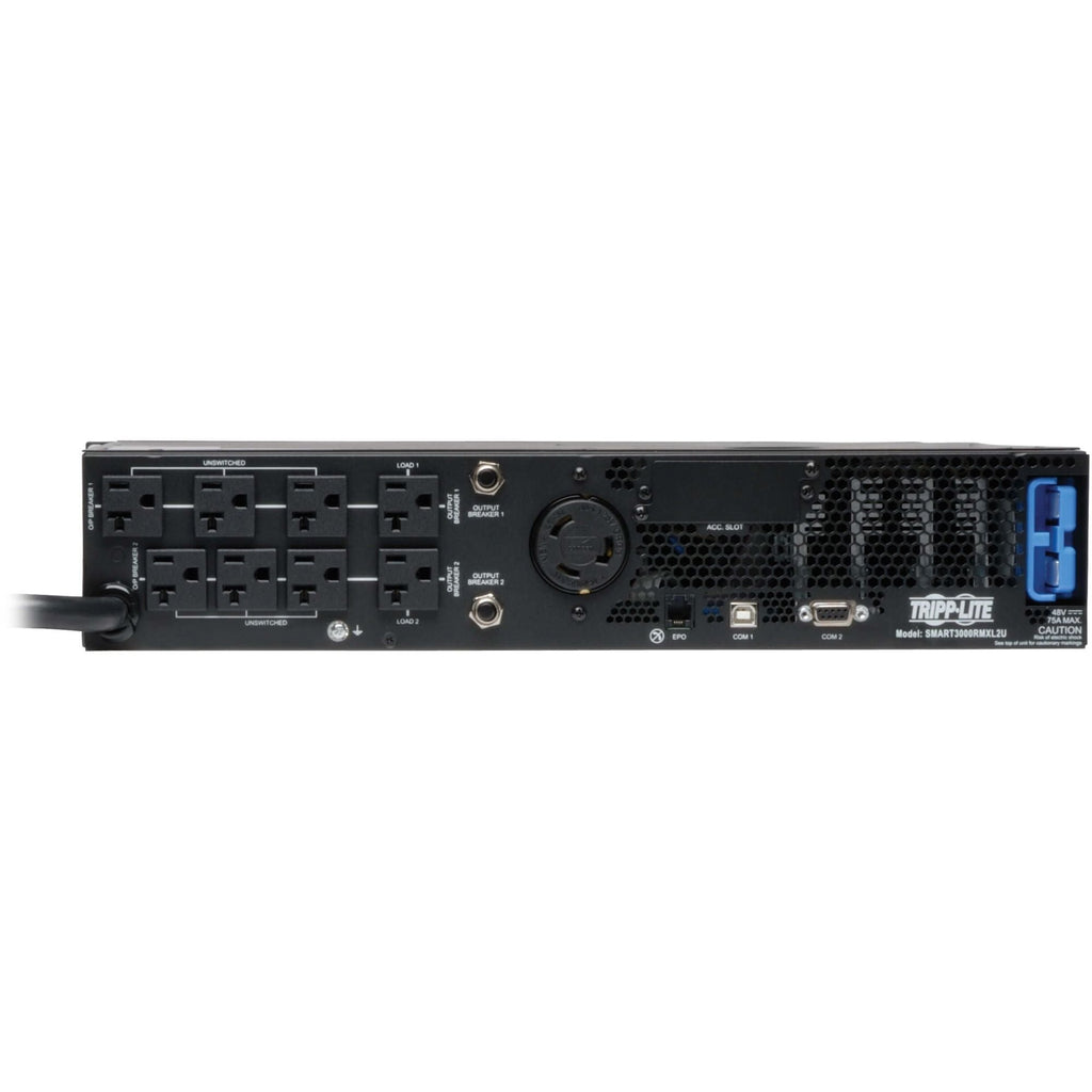 Tripp Lite UPS Smart 3000VA 2880W Rackmount AVR 120V Pure Sine Wave USB DB9 2U TAA GSA - 3000VA/2880W - 3 Minute Full Load - 8 x NEMA 5-15/20R, 1 x NEMA L5-30R - SM3000RMXL2UTAA - eCommerce Business Prime