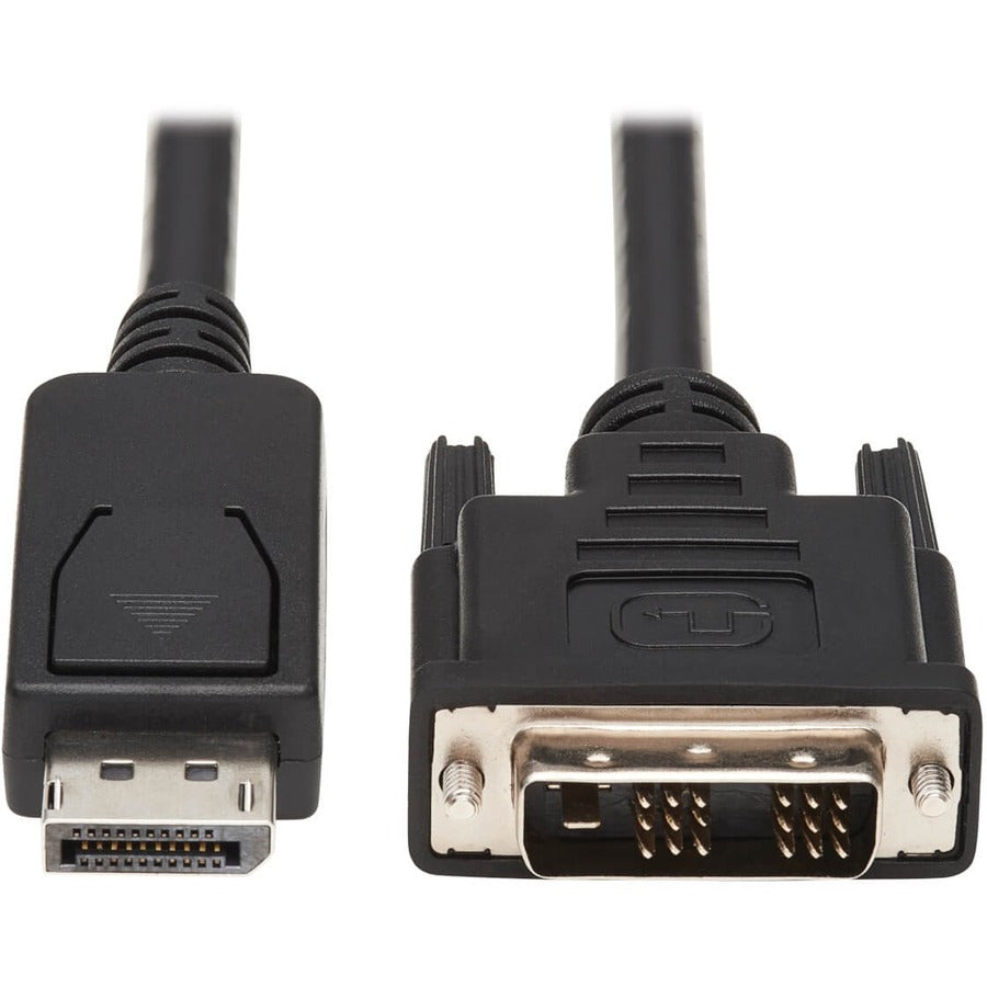 Tripp Lite 10ft DisplayPort to DVI Cable / DP to DVI Adapter Latches to DVI-D Single Link M/M - (M/M) 10-ft. - P581-010 - eCommerce Business Prime