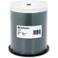 Verbatim CD-R 700MB 52X DataLifePlus Shiny Silver Silk Screen Printable - 100pk Spindle - Printable - Silk-screen Printable - 94797 - eCommerce Business Prime