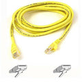 Belkin Cat5e Patch Cable - RJ-45 Male Network - RJ-45 Male Network - 3ft - Yellow - A3L791-03-YLW-S - eCommerce Business Prime
