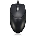 Adesso 3 Button Desktop Optical Scroll Mouse (USB) - Optical - Cable - Black - USB - 1000 dpi - Scroll Wheel - 3 Button(s) - Symmetrical - HC-3003US - eCommerce Business Prime