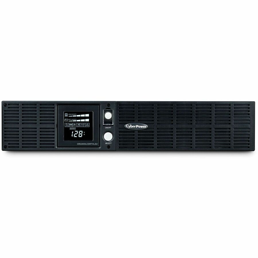 CyberPower OR2200LCDRTXL2U Smart App LCD UPS Systems - 2100VA/1650W, 120 VAC, NEMA 5-20P, 2U, Rack / Tower, 8 Outlets, LCD, PowerPanel&reg; Business, $300000 CEG, 3YR Warranty - OR2200LCDRTXL2U - eCommerce Business Prime