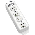 Tripp Lite Safe-IT Power Strip Hospital Medical Antimicrobial 120V 5-15R-HG 4 Outlet 15' Cord Metal - NEMA 5-15P - 4 NEMA 5-15R Hospital Grade - 15ft - PS-415-HG - eCommerce Business Prime