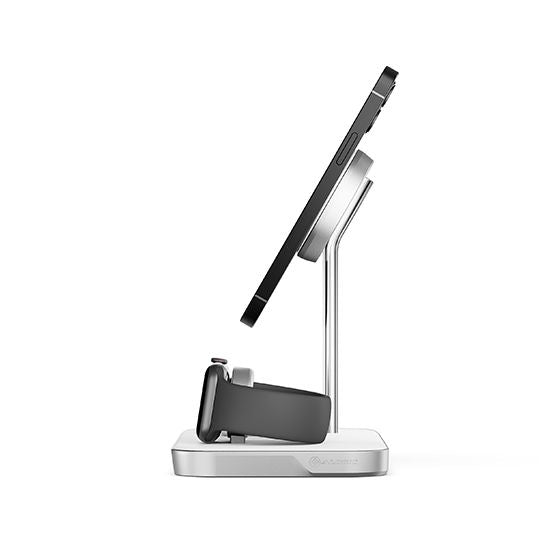 ALOGIC MagSpeed 3-in-1 Wireless 15W Charging Station - White - eCommerce Business Prime