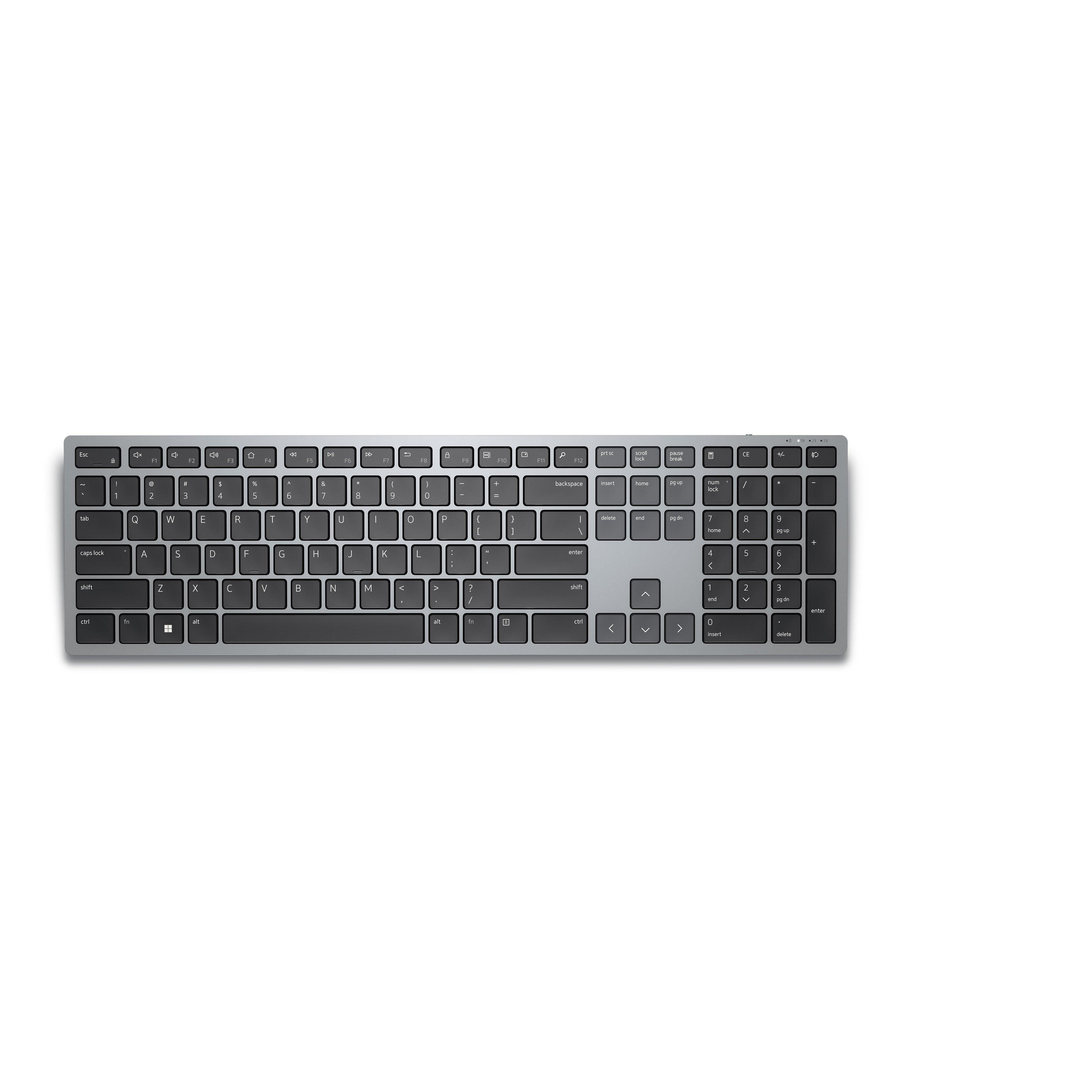 DELL KB700 keyboard Office RF Wireless + Bluetooth English Grey - eCommerce Business Prime