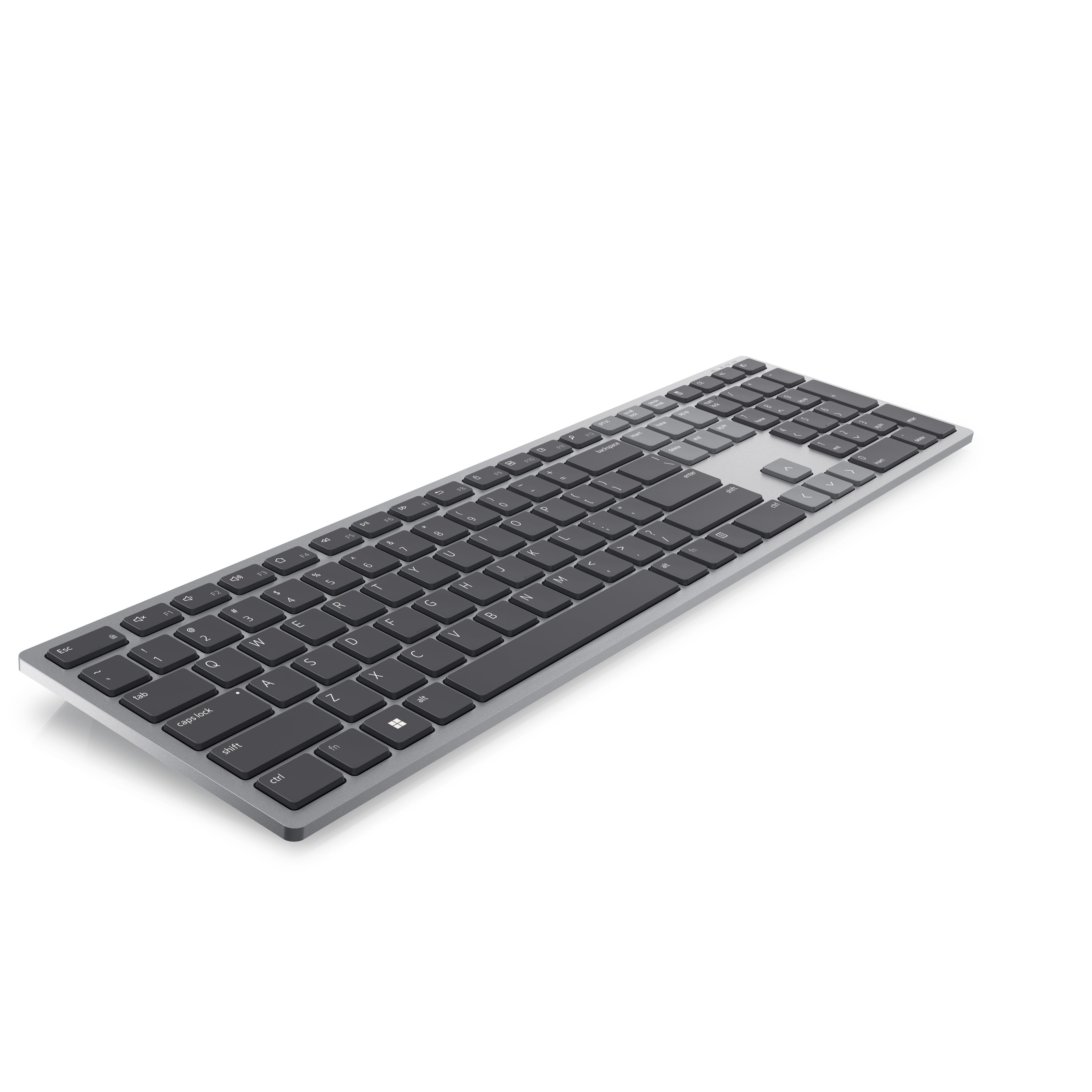 DELL KB700 keyboard Office RF Wireless + Bluetooth English Grey - eCommerce Business Prime