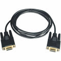 Tripp Lite 10ft Null Modem Serial RS232 Cable Adapter DB9 Female / Female - 10 ft - 1 x DB-9 Female Serial - 1 x DB-9 Female Serial - Shielding - Black - P450-010 - eCommerce Business Prime