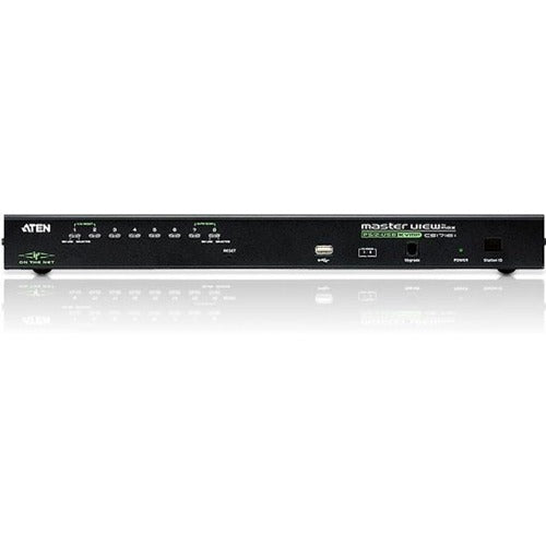 ATEN CS1708i KVM Switchbox - 8 Computer(s) - 1 Local User(s) - 32 Remote User(s) - 2048 x 1536 - 1 x Network (RJ-45) - 1 x USB - 1U - CS1708I - eCommerce Business Prime