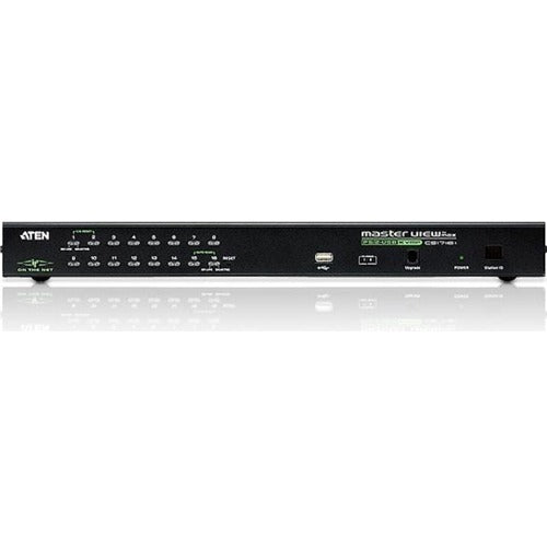 ATEN CS1716i KVM Switch - 16 Computer(s) - 1 Local User(s) - 1 Remote User(s) - QXGA - 2048 x 1536 - 1 x Network (RJ-45) - 1 x USB - Rack-mountable - 1U - CS1716I - eCommerce Business Prime