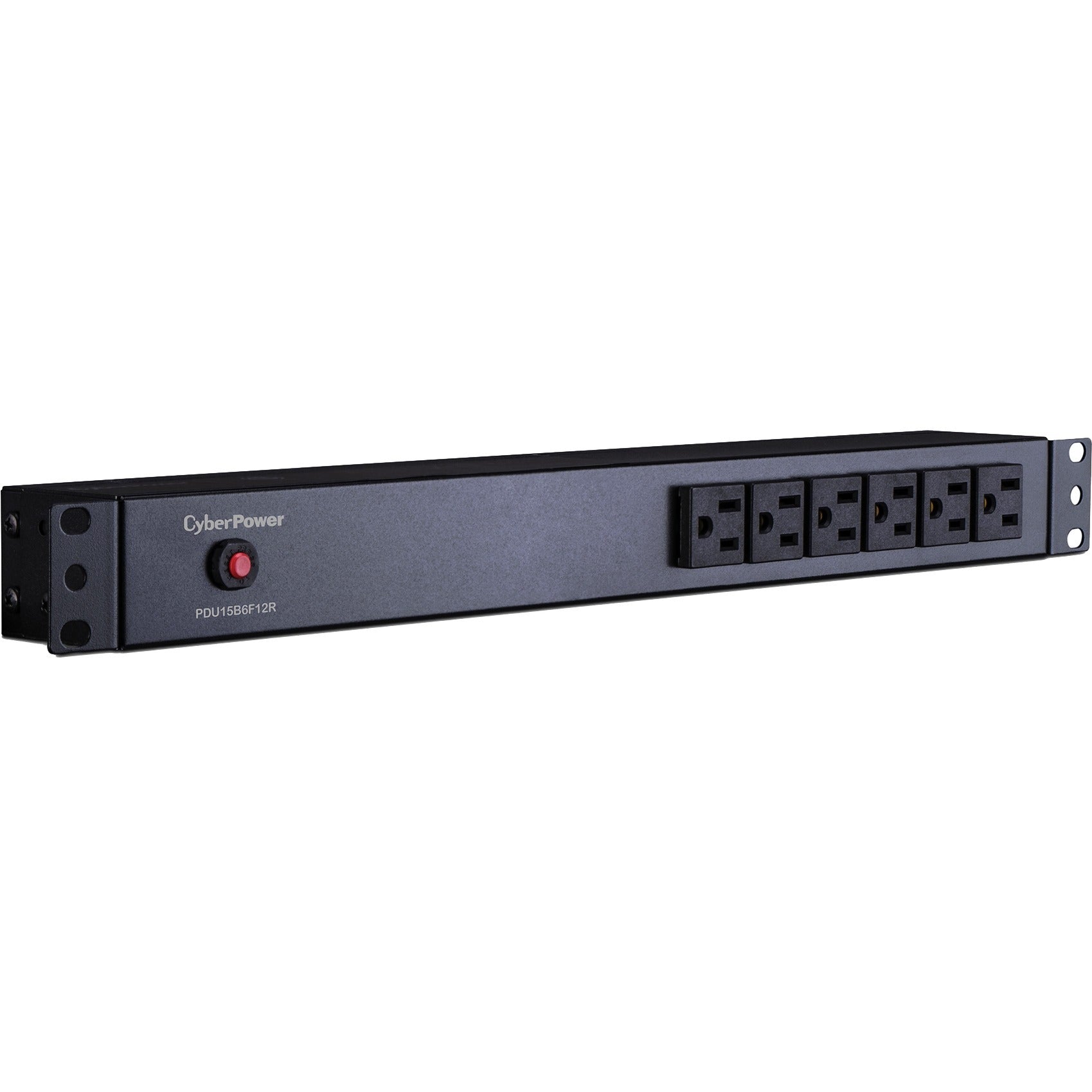 CyberPower PDU15B6F12R 100 - 125 VAC 15A Basic PDU - 18 Outlets, 15 ft, NEMA 5-15P, Horizontal, 1U, Lifetime Warranty - PDU15B6F12R - eCommerce Business Prime