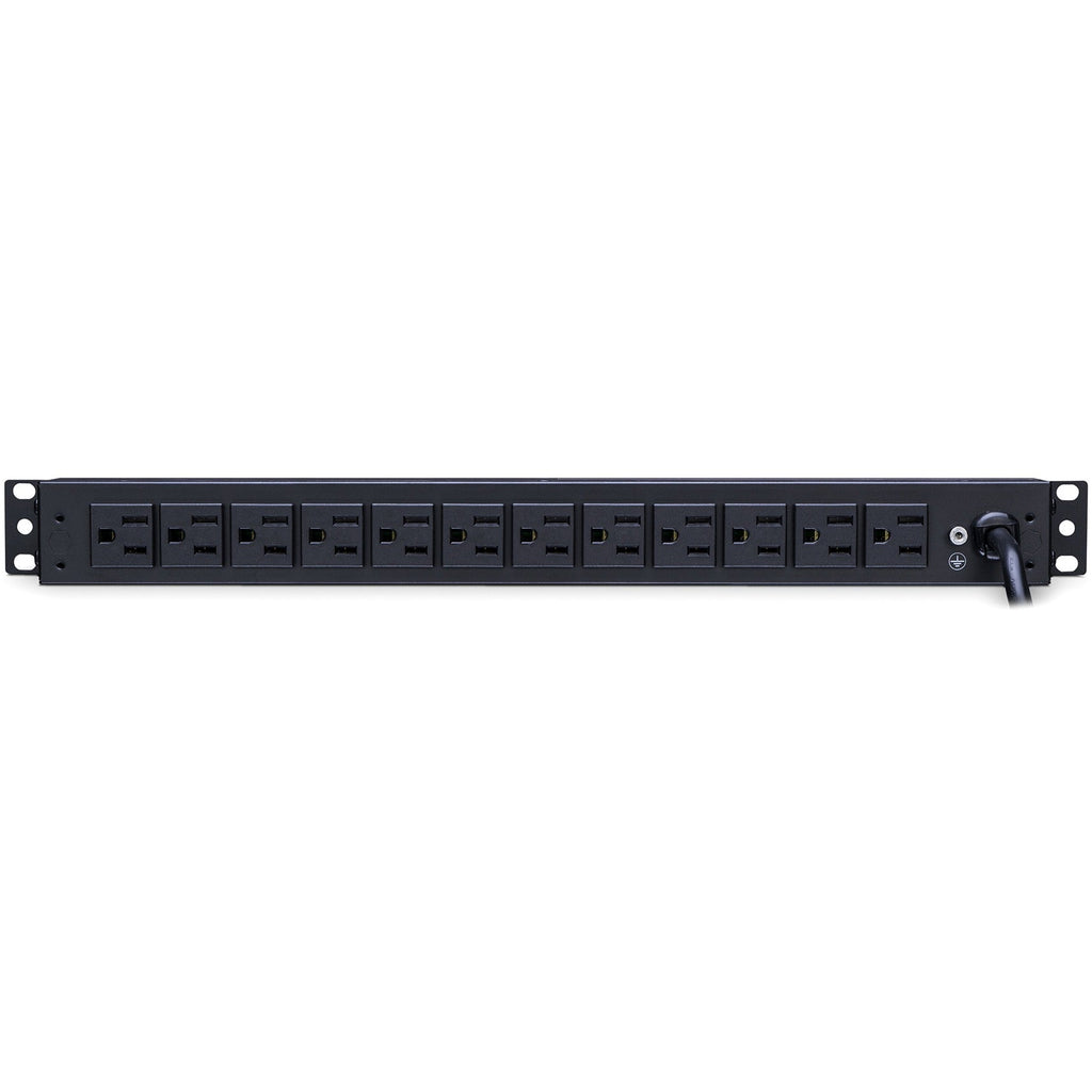 CyberPower PDU15B6F12R 100 - 125 VAC 15A Basic PDU - 18 Outlets, 15 ft, NEMA 5-15P, Horizontal, 1U, Lifetime Warranty - PDU15B6F12R - eCommerce Business Prime