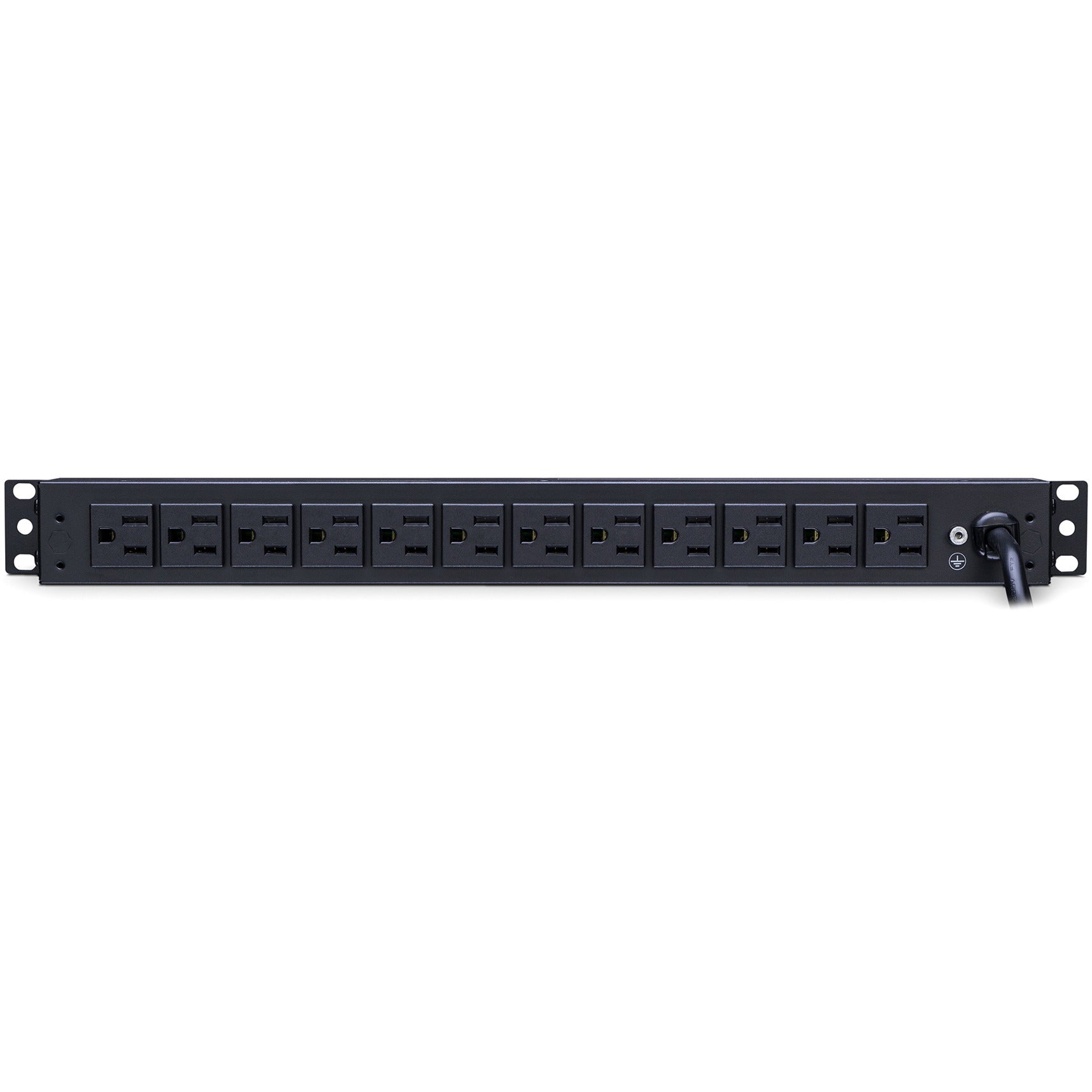 CyberPower PDU15B6F12R 100 - 125 VAC 15A Basic PDU - 18 Outlets, 15 ft, NEMA 5-15P, Horizontal, 1U, Lifetime Warranty - PDU15B6F12R - eCommerce Business Prime
