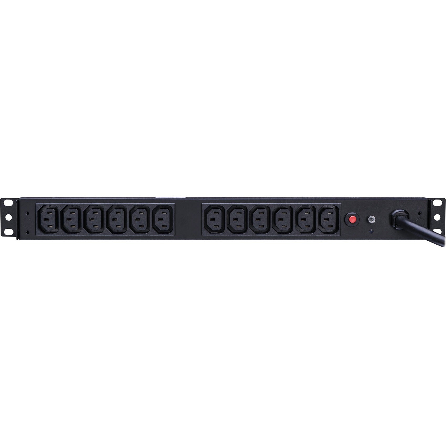 CyberPower PDU20BHVT12R 200 - 230 VAC 20A Basic PDU - 12 Outlets, 10 ft, NEMA L6-20P, Horizontal, 1U, 3YR Warranty - PDU20BHVT12R - eCommerce Business Prime