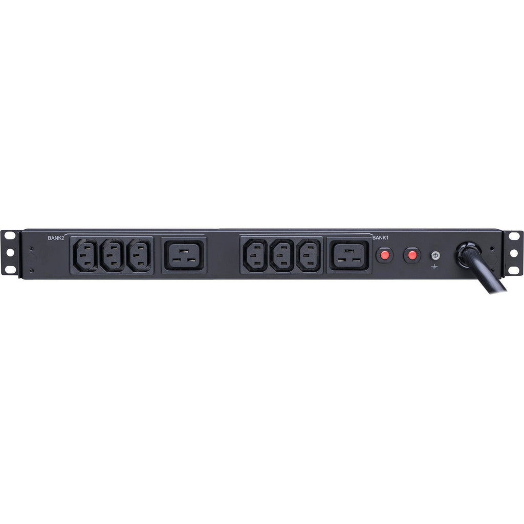 CyberPower PDU30BHVT8R 200 - 230 VAC 30A Basic PDU - 8 Outlets, 10 ft, NEMA L6-30P, Horizontal, 1U, Lifetime Warranty - PDU30BHVT8R