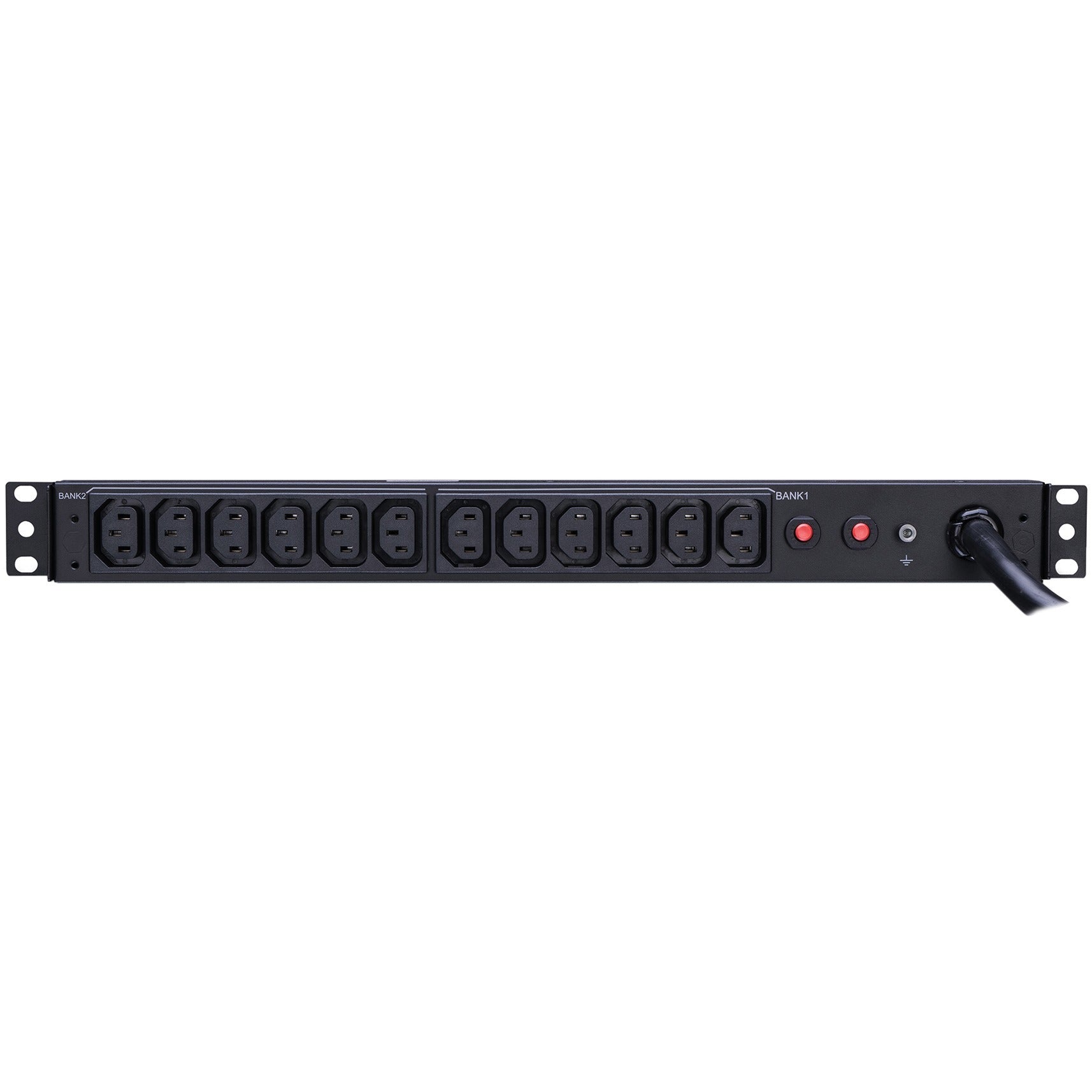 CyberPower PDU30BHVT12R 200 - 230 VAC 30A Basic PDU - 12 Outlets, 10 ft, NEMA L6-30P, Horizontal, 1U, Lifetime Warranty - PDU30BHVT12R - eCommerce Business Prime