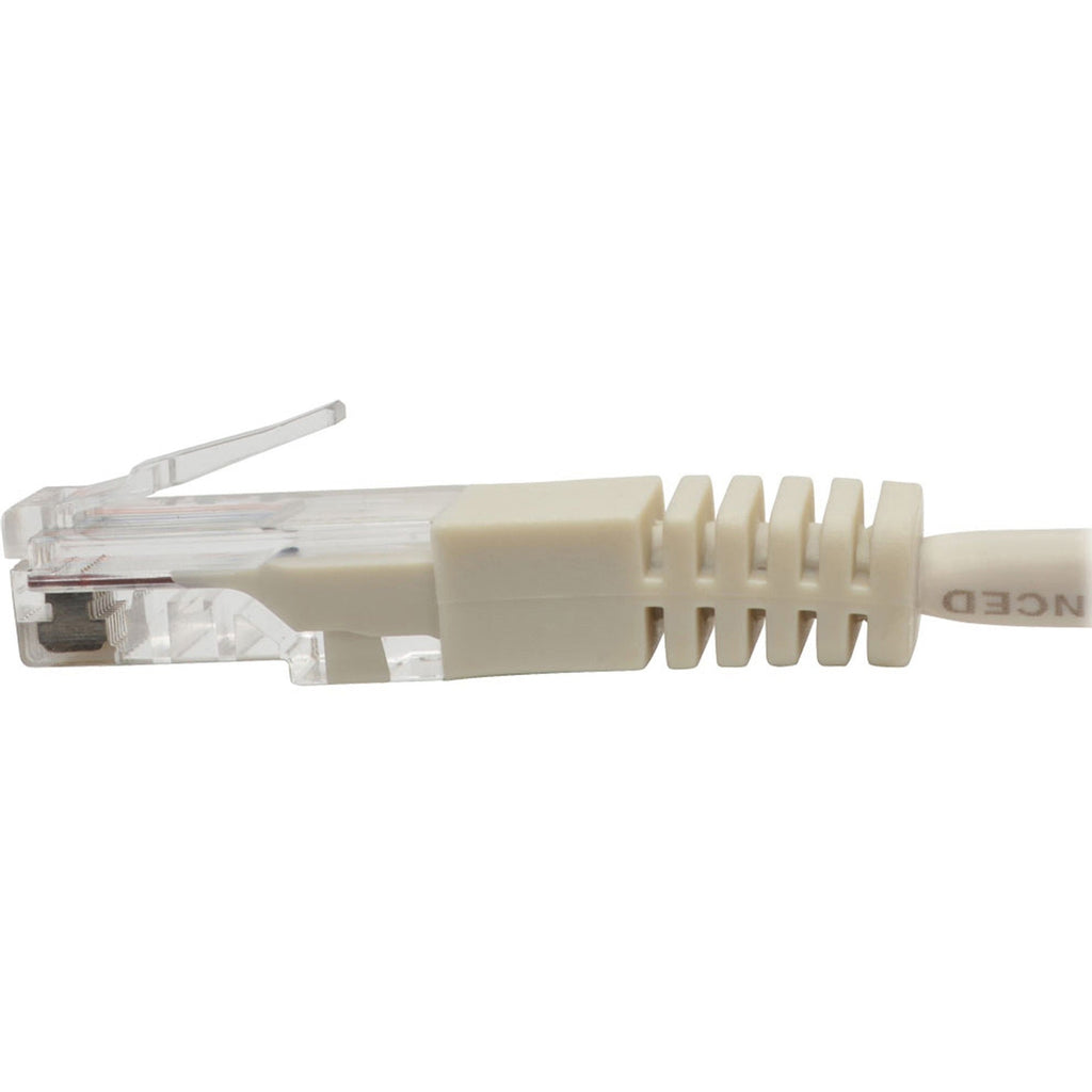 Tripp Lite 25ft Cat5e / Cat5 350MHz Molded Patch Cable RJ45 M/M White 25' - 25 ft Category 5e Network Cable - First End: 1 x RJ-45 - Male - Second End: 1 x RJ-45 - Male - Patch Cable - White - 1 Each - N002-025-WH - eCommerce Business Prime