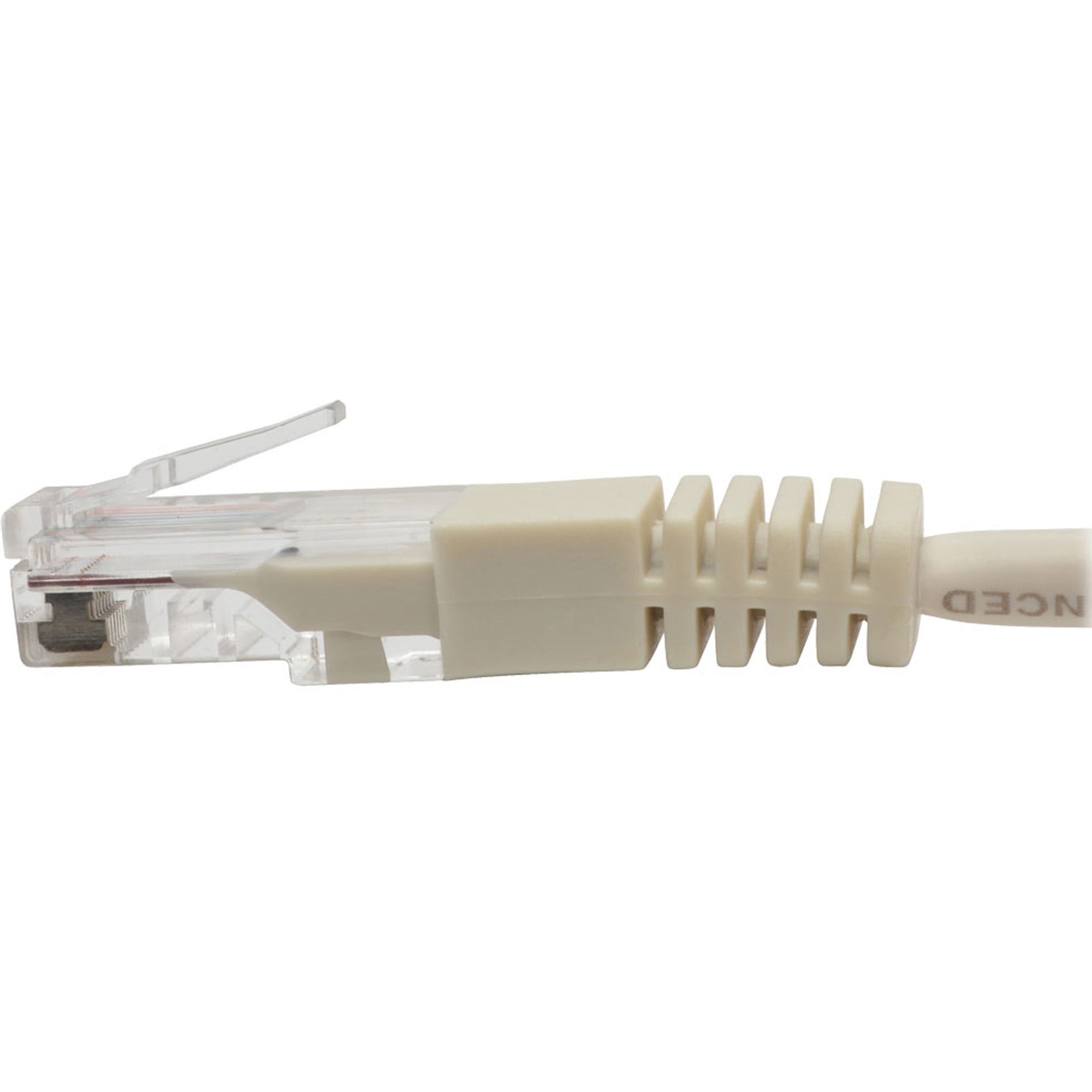 Tripp Lite 25ft Cat5e / Cat5 350MHz Molded Patch Cable RJ45 M/M White 25' - 25 ft Category 5e Network Cable - First End: 1 x RJ-45 - Male - Second End: 1 x RJ-45 - Male - Patch Cable - White - 1 Each - N002-025-WH - eCommerce Business Prime