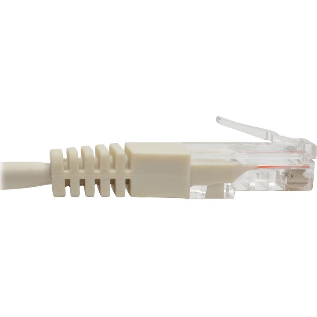 Tripp Lite 25ft Cat5e / Cat5 350MHz Molded Patch Cable RJ45 M/M White 25' - 25 ft Category 5e Network Cable - First End: 1 x RJ-45 - Male - Second End: 1 x RJ-45 - Male - Patch Cable - White - 1 Each - N002-025-WH - eCommerce Business Prime