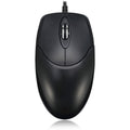 Adesso 3 Button Desktop Optical Scroll Mouse (PS/2) - Optical - Cable - Black - PS/2 - 1200 dpi - Scroll Wheel - 3 Button(s) - Symmetrical - HC-3003PS - eCommerce Business Prime