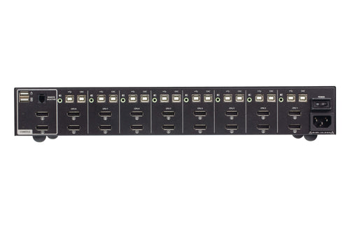 ATEN 8-Port USB DisplayPort Dual Display Secure KVM Switch with CAC (PSD PP v4.0 Compliant) ATEN