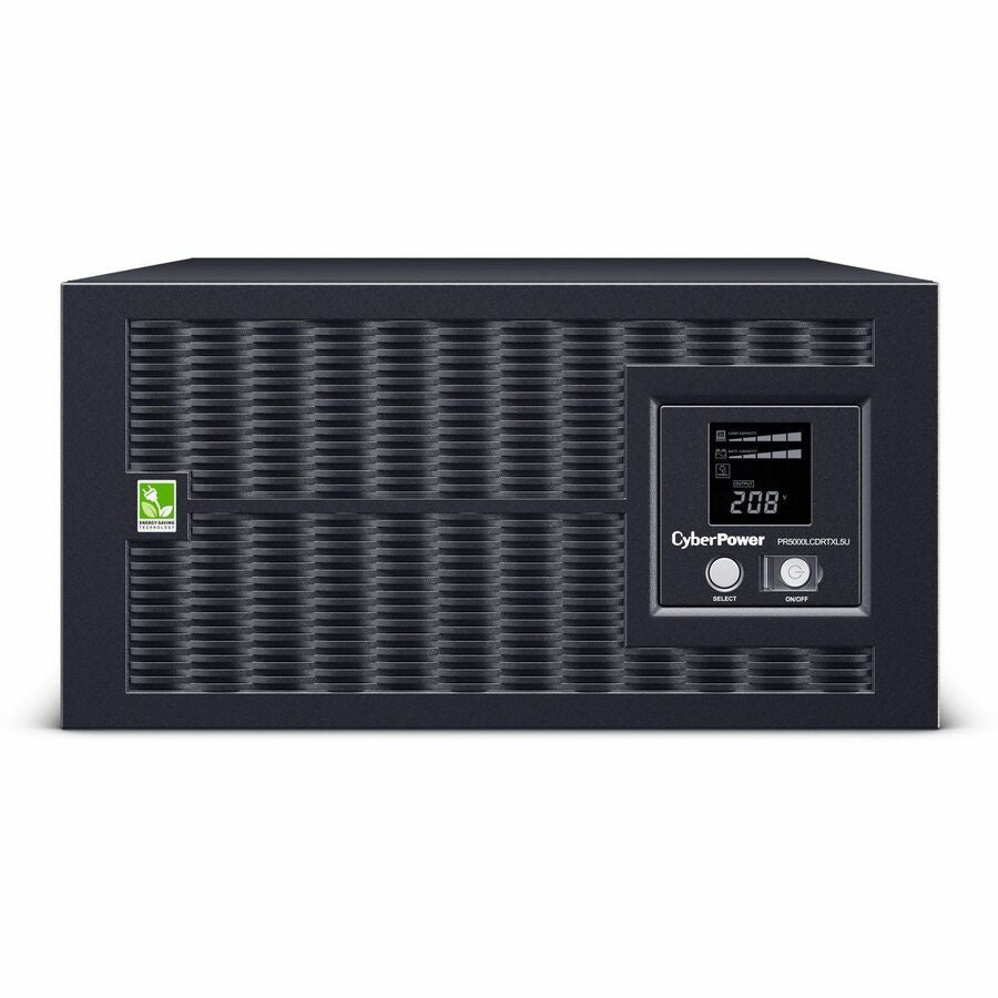 CyberPower PR5000LCDRTXL5U Smart App Sinewave UPS Systems - 5000VA/4500W, 208 VAC, NEMA L6-30P, 5U, Rack / Tower, Sine Wave, 5 Outlets, LCD, PowerPanel&reg; Business, $300000 CEG, 3YR Warranty - PR5000LCDRTXL5U - eCommerce Business Prime