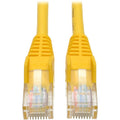 Tripp Lite 10ft Cat5e Cat5 350MHz Snagless Patch Cable RJ45 M/M Yellow 10' - Category 5e - 10ft - 1 x RJ-45 Male Network - 1 x RJ-45 Male Network - Yellow - N001-010-YW - eCommerce Business Prime