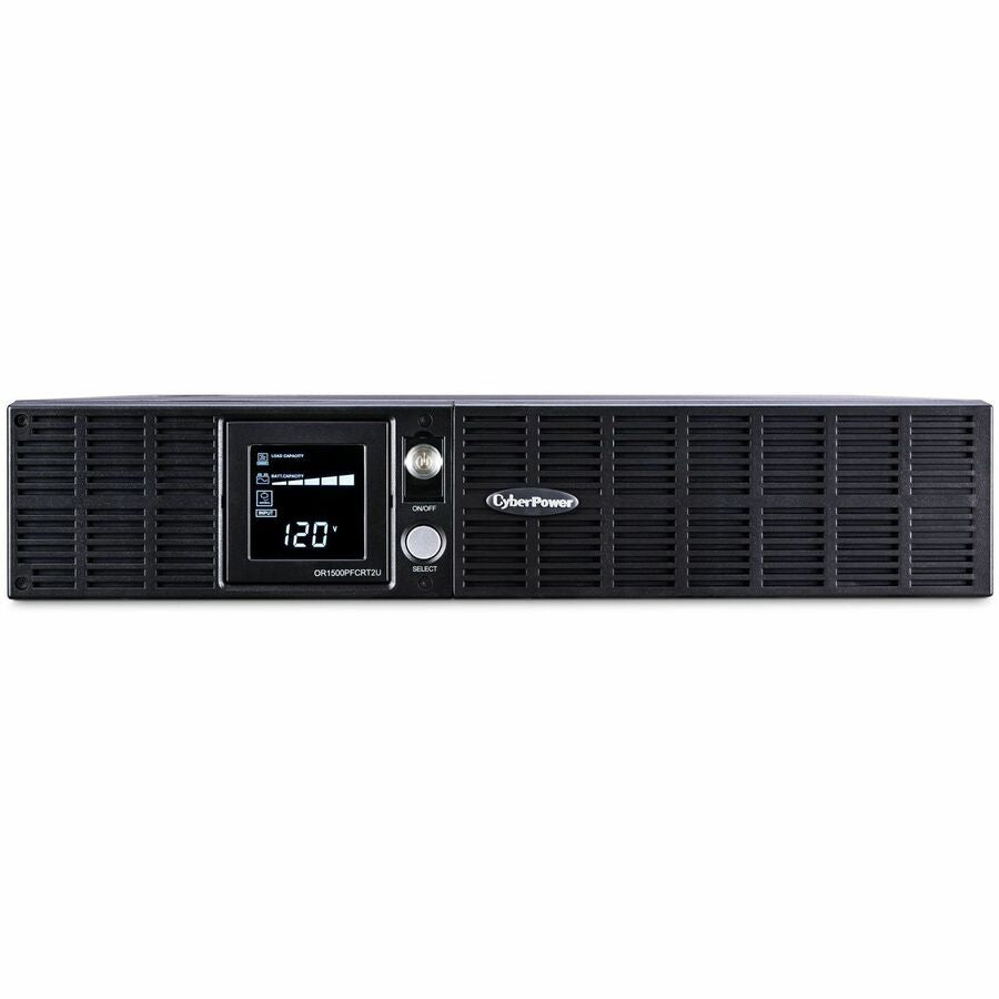CyberPower OR1500PFCRT2U PFC Sinewave UPS Systems - 1500VA/1050W, 120 VAC, NEMA 5-15P, 2U, Rack / Tower, Sine Wave, 8 Outlets, LCD, PowerPanel&reg; Business, $300000 CEG, 3YR Warranty - OR1500PFCRT2U - eCommerce Business Prime