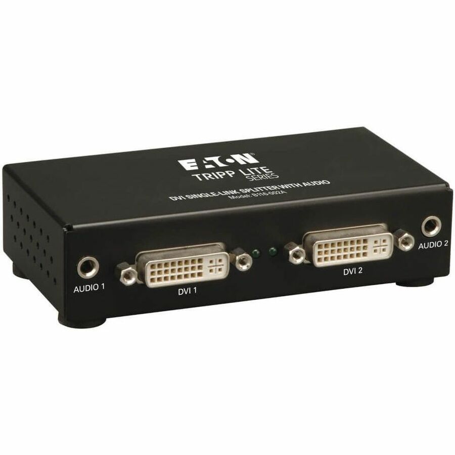 Tripp Lite 2-Port DVI Single Link Video / Audio Splitter / Booster DVIF/2xF - 1920 x 1200 - WUXGA - 1 x 22 x DVI Out - TAA Compliant - B116-002A - eCommerce Business Prime