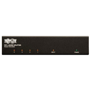 Tripp Lite 4-Port DVI Single Link Video / Audio Splitter / Booster DVIF/2xF - 1920 x 1200 - WUXGA - 1 x 44 x DVI Out - TAA Compliant - B116-004A - eCommerce Business Prime