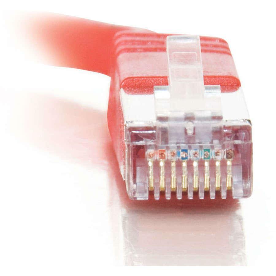 C2G-7ft Cat5e Molded Shielded (STP) Network Patch Cable - Red - Category 5e for Network Device - RJ-45 Male - RJ-45 Male - Shielded - 7ft - Red - 27252 - eCommerce Business Prime