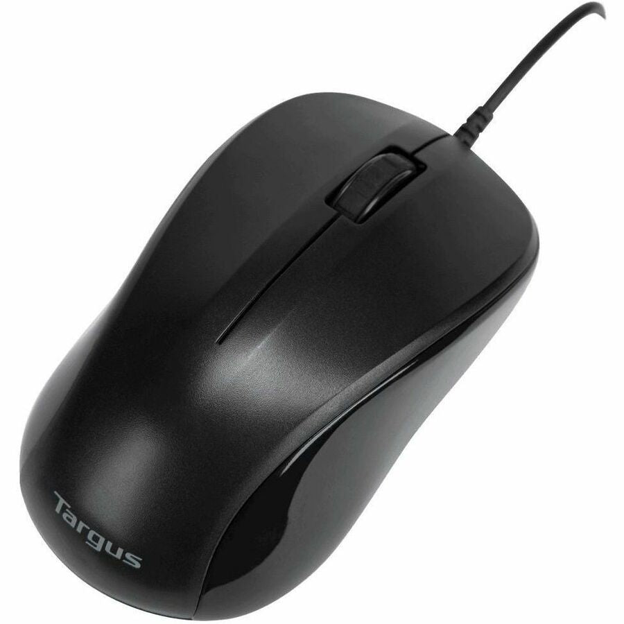 Targus USB Optical Laptop Mouse - Optical - Cable - Black - USB - 1000 dpi - Scroll Wheel - 3 Button(s) - Symmetrical - AMU80US - eCommerce Business Prime