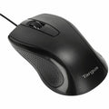 Targus 3-Button USB Full-Size Optical Mouse - Optical - Cable - Black - USB - 1000 dpi - Scroll Wheel - 3 Button(s) - Symmetrical - AMU81USZ - eCommerce Business Prime