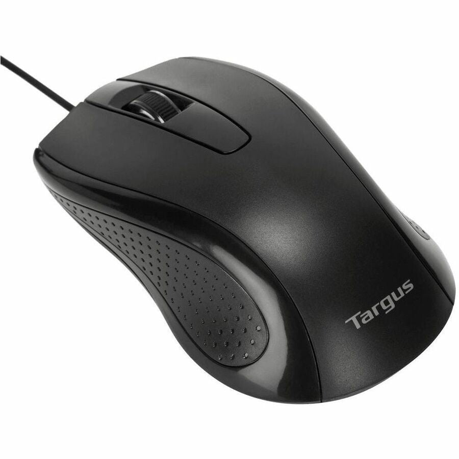 Targus 3-Button USB Full-Size Optical Mouse - Optical - Cable - Black - USB - 1000 dpi - Scroll Wheel - 3 Button(s) - Symmetrical - AMU81USZ - eCommerce Business Prime