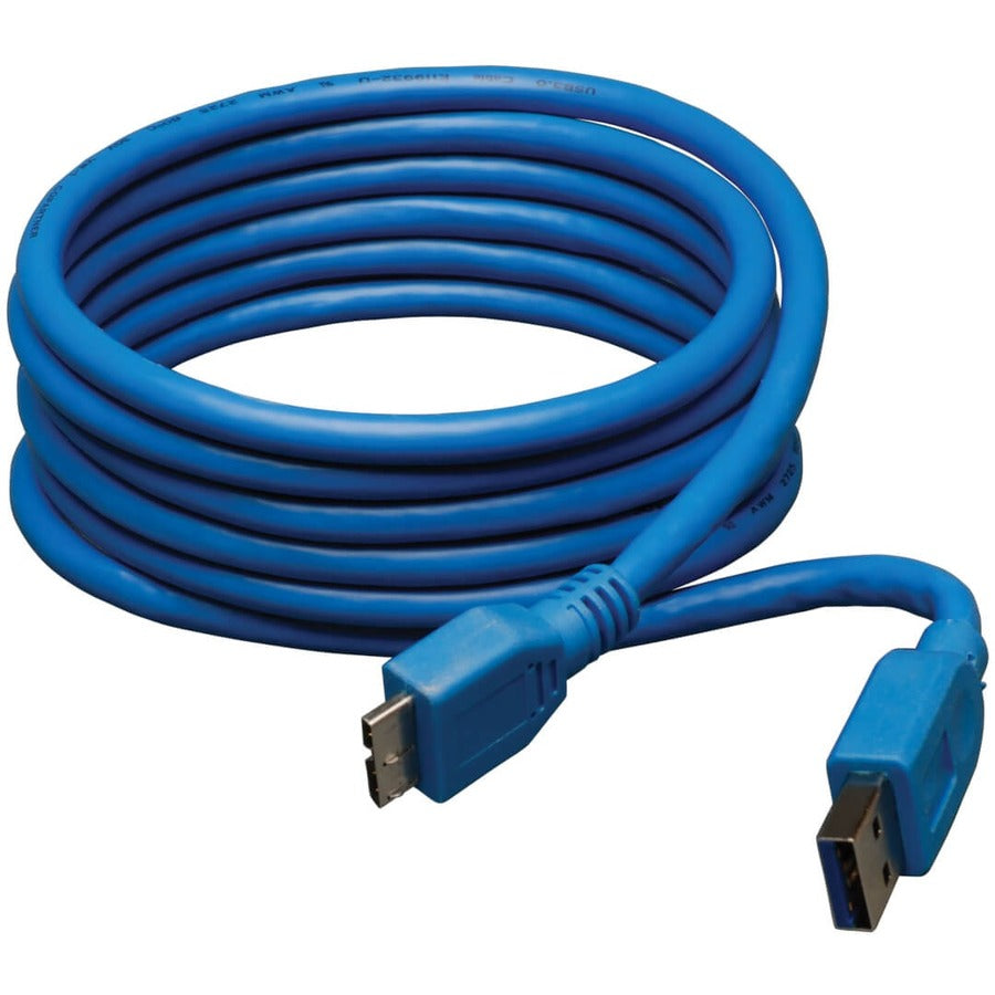 Tripp Lite 6ft USB 3.0 SuperSpeed Device Cable USB-A Male to USB Micro-B Male - (A to Micro-B M/M) 6-ft - U326-006 - eCommerce Business Prime