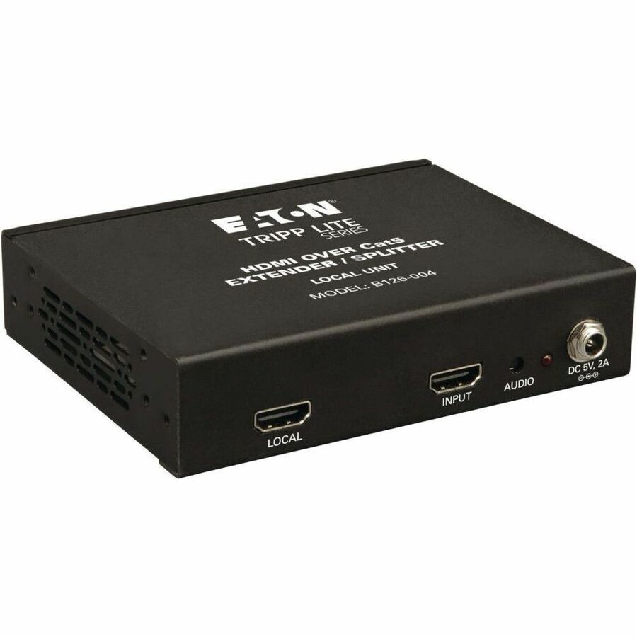 Tripp Lite HDMI Over Cat5 / Cat6 Extender Splitter 4-Port Transmitter TAA - 1 Input Device - 5 Output Device - 200 ft Range - 4 x Network (RJ-45) - 1 x HDMI In - 1 x HDMI Out - Twisted Pair - Category...  - B126-004 - eCommerce Business Prime
