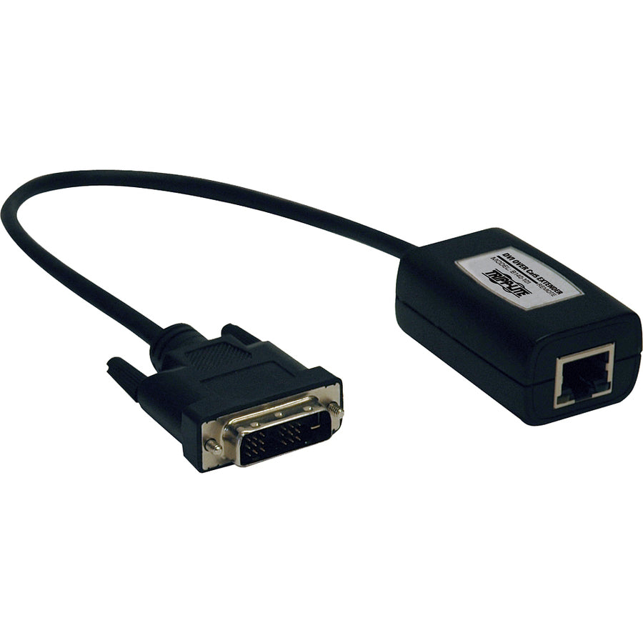 Tripp Lite DVI Over Cat5/Cat6 Passive Video Extender Remote Video Receiver 100' - 1 Input Device - 1 Output Device - 100 ft Range - 1 x Network (RJ-45) - 1 x DVI Out - Full HD - 1920 x 1080 - Twisted ...  - B140-1P0