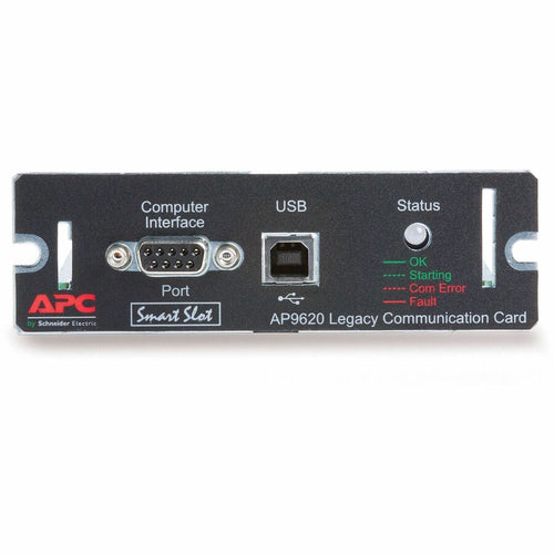 APC by Schneider Electric Legacy Communications SmartSlot Card - 1 x USB 2.0, 1 x DB-9 Serial - AP9620 - eCommerce Business Prime