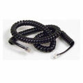 Belkin Pro Series Coiled Telephone Handset Cable - RJ-11 Male Phone - RJ-11 Male Phone - 12ft - Black - F8V101-12-BK - eCommerce Business Prime