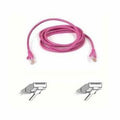 Belkin Cat5e Patch Cable - RJ-45 Male Network - RJ-45 Male Network - 7ft - Pink - A3L791-07-PNK-S - eCommerce Business Prime