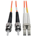 Tripp Lite 1M Duplex Multimode 62.5/125 Fiber Optic Patch Cable LC/ST 3' 3ft 1 Meter - LC Male - ST Male - 3.28ft - N318-01M - eCommerce Business Prime