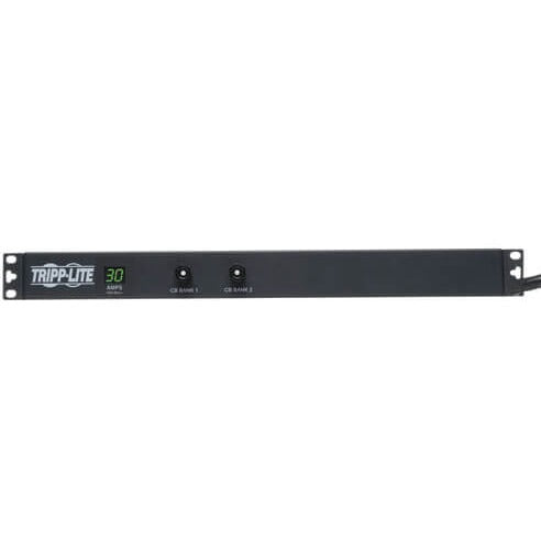 Tripp Lite PDU Metered 120V 30A 5-15/20R 12 Outlet L5-30P 1U RM - 1UHorizontal Rackmount, Vertical Rackmount - PDUMH30 - eCommerce Business Prime
